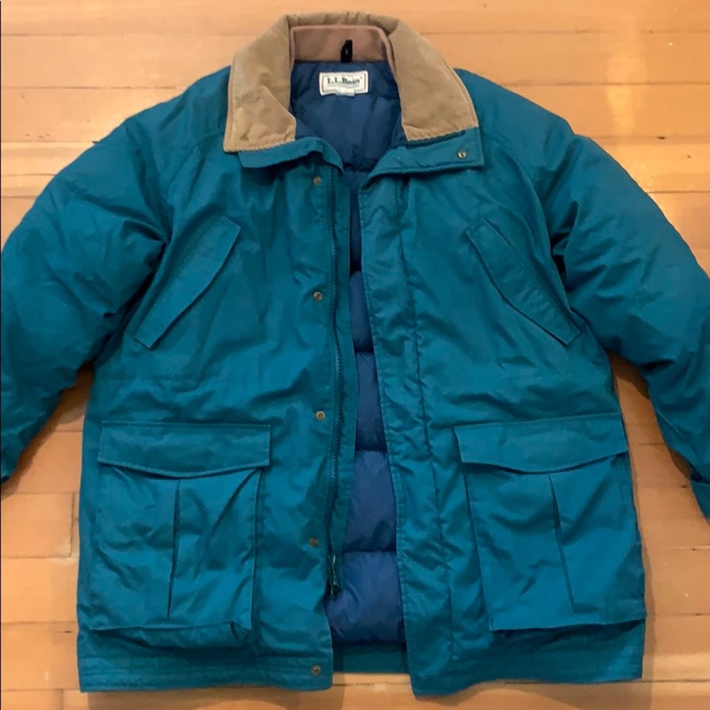Vintage LL Bean goose down coat
